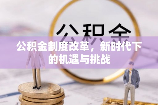 美溪公积金制度改革，新时代下的机遇与挑战