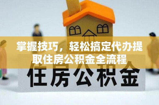美溪掌握技巧，轻松搞定代办提取住房公积金全流程